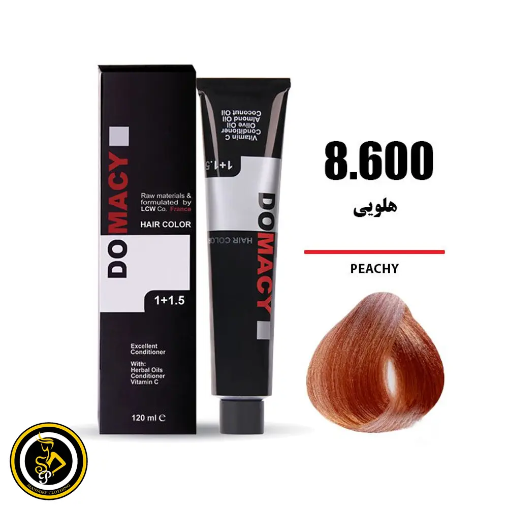 رنگ مو هلویی دوماسی شماره 8.600
