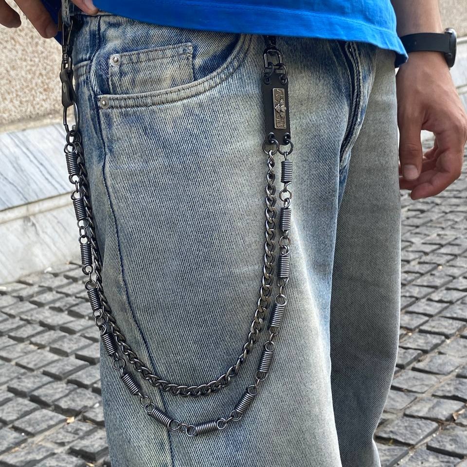 زنجیر شلوار زنجیری و فنر , بلک لیبل