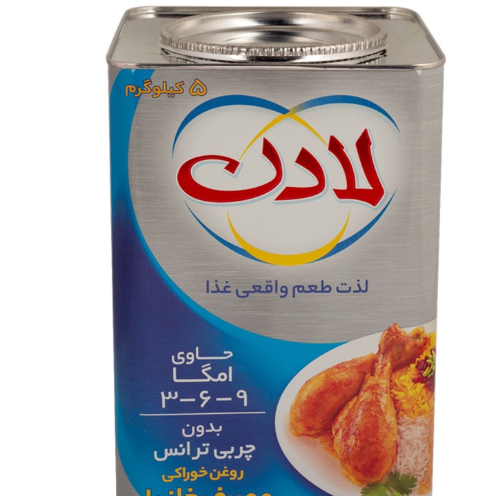 لادن روغن نیمه جامد آبی 5 کیلویی