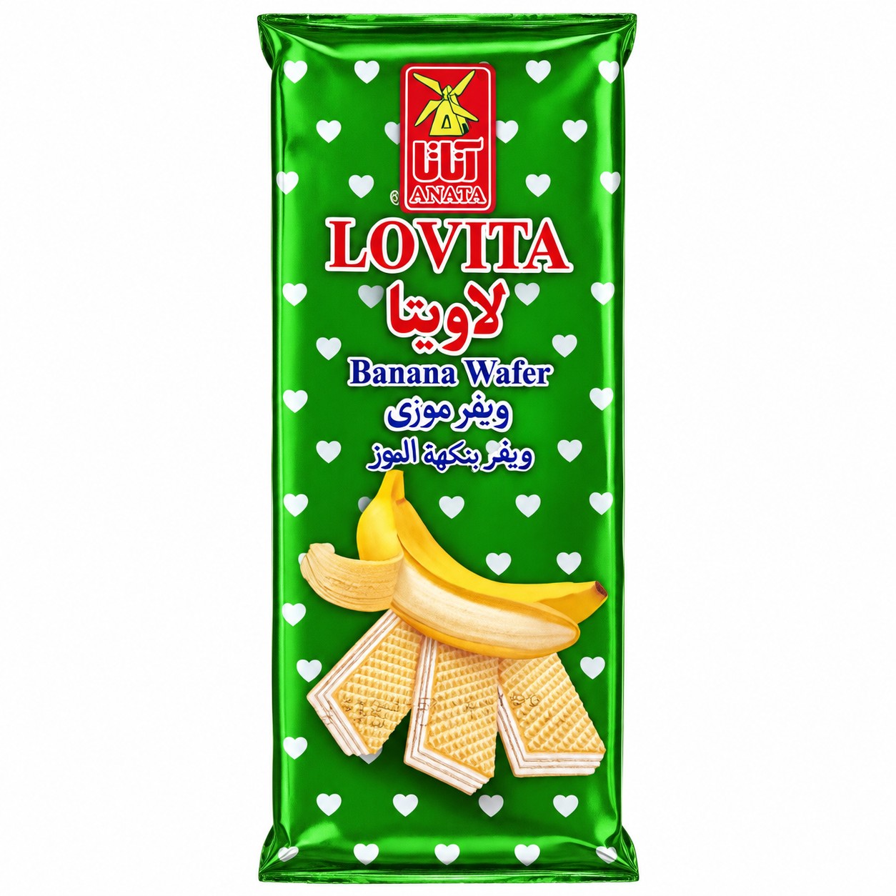 ویفر موزی لاویتا (آناتا) 10 عددی