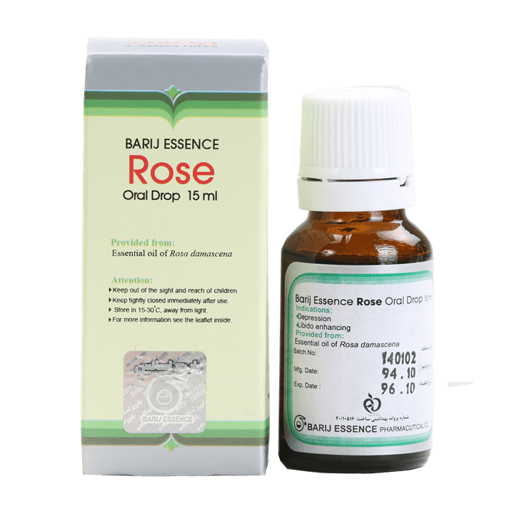قطره گل سرخ باریج اسانس | Rose Oral Drop Barij