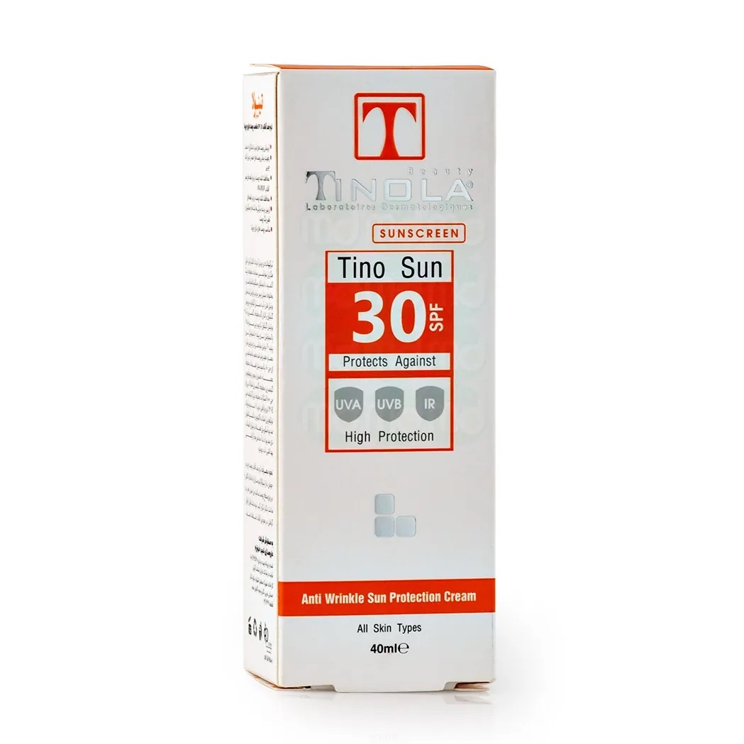 کرم ضد آفتاب مناسب پوست دارای چروک spf30 تینولا (40 میل)