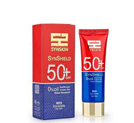کرم ژل ضد آفتاب مردانه ساین شیلد SPF50 ساین اسکین (50 میل)