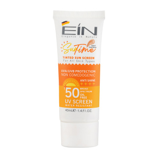 کرم ضدآفتاب SPF50 بژ طلایی ای آی ان مناسب انواع پوست (40 میل)