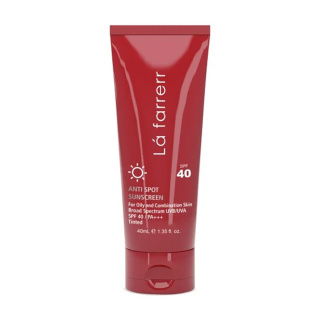 کرم ضد آفتاب لافارر رنگ روشن مناسب پوست چرب و مستعد آکنه spf40 (40 میل)