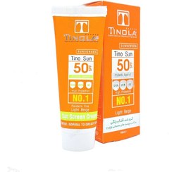 کرم ضد آفتاب رنگی بژ روشن تینولا پوست معمولی و روشن spf50 (40 میل)