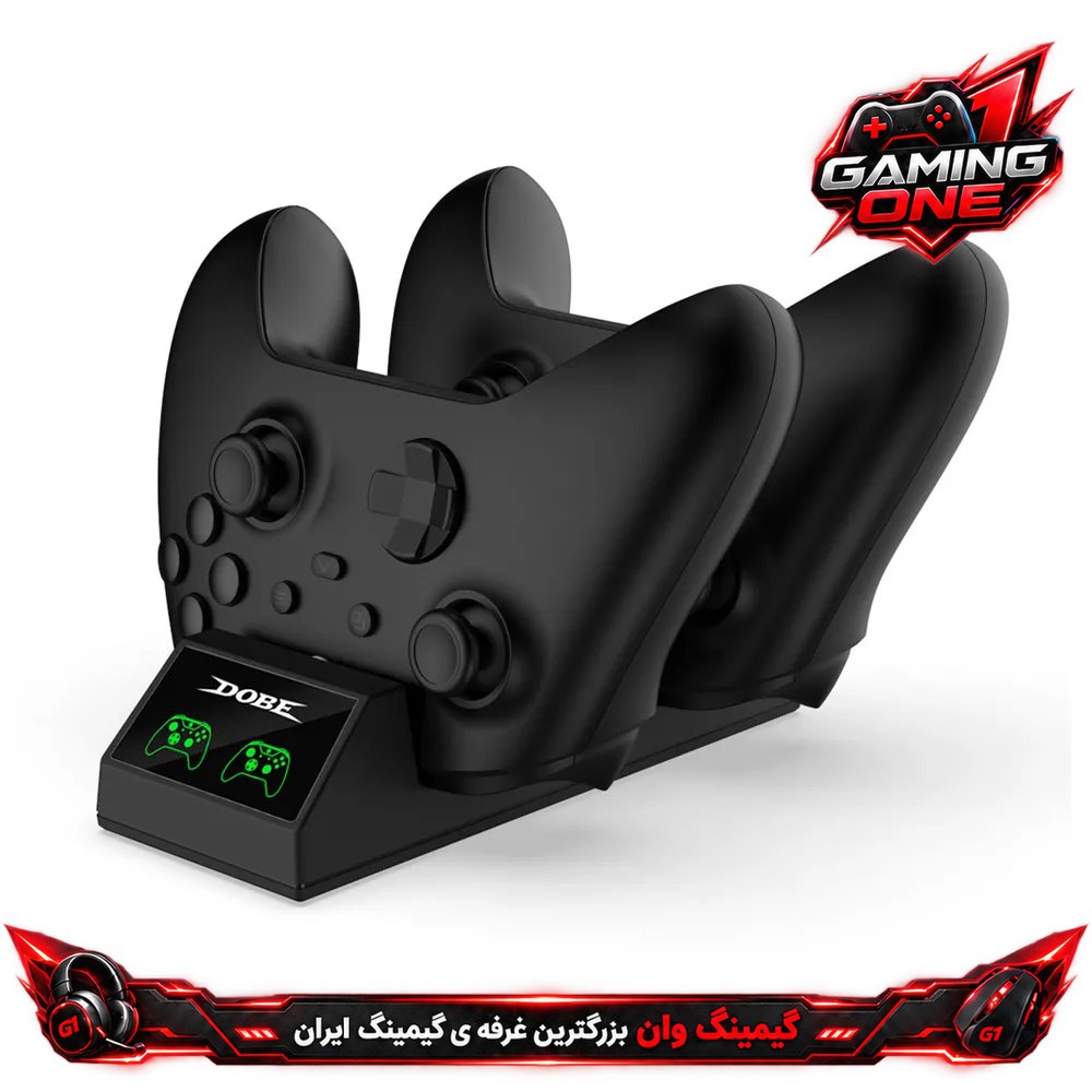 پایه شارژ دوگانه دسته Xbox با باتری 800mAh دابی مدل TYX-1817X-گیمینگ وان تخصصی ترین غرفه ی وسایل گیمینگ در ایران