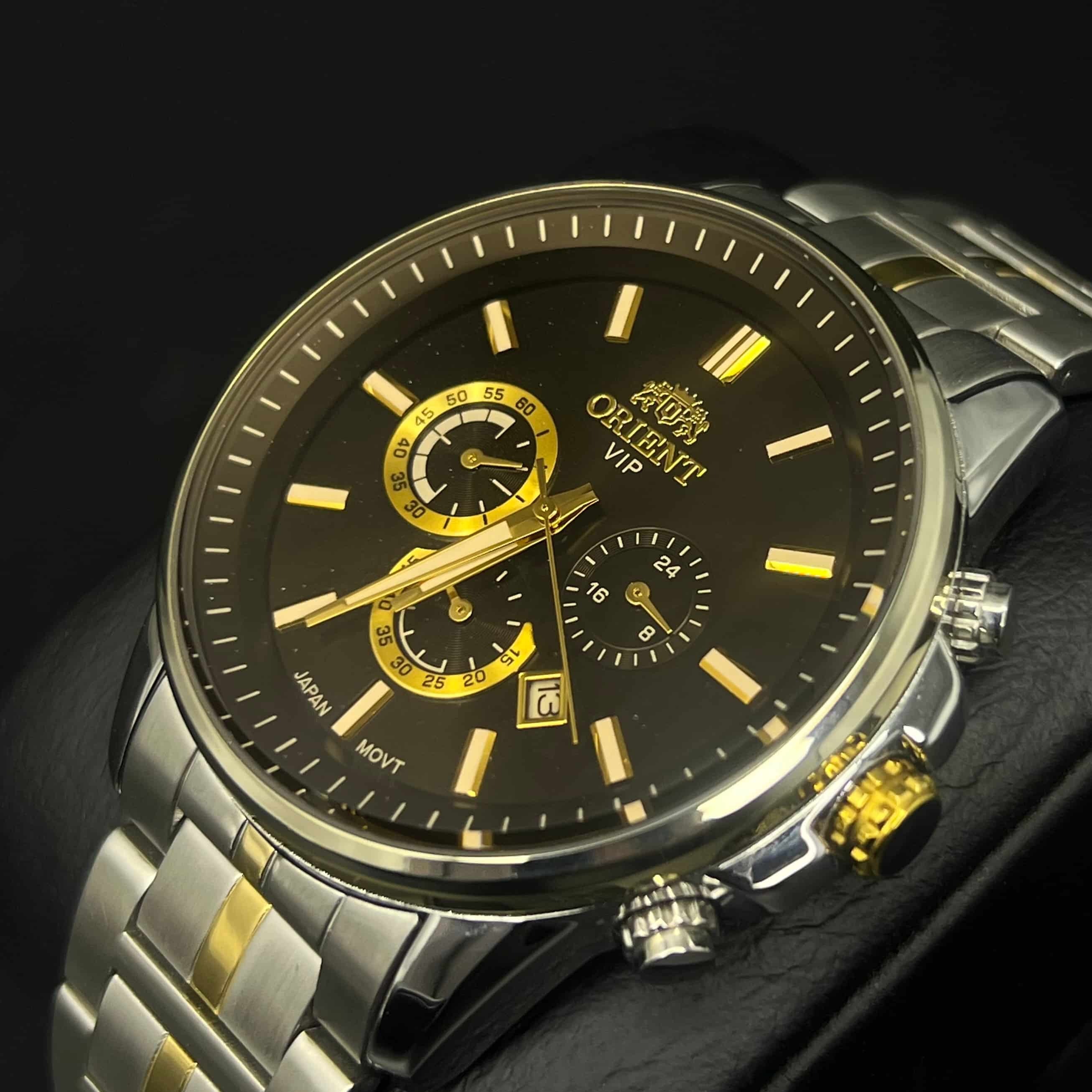 ساعت مردانه ORIENT اورینت اورجینال سه موتور ژاپن مدلj8008 G