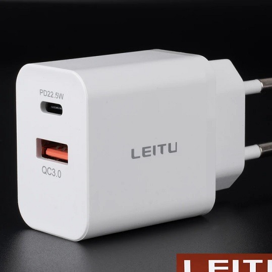 شارژر دیواری 22.5 وات لیتو مدل LH-32 به همراه کابل تبدیل لایتینینگ 