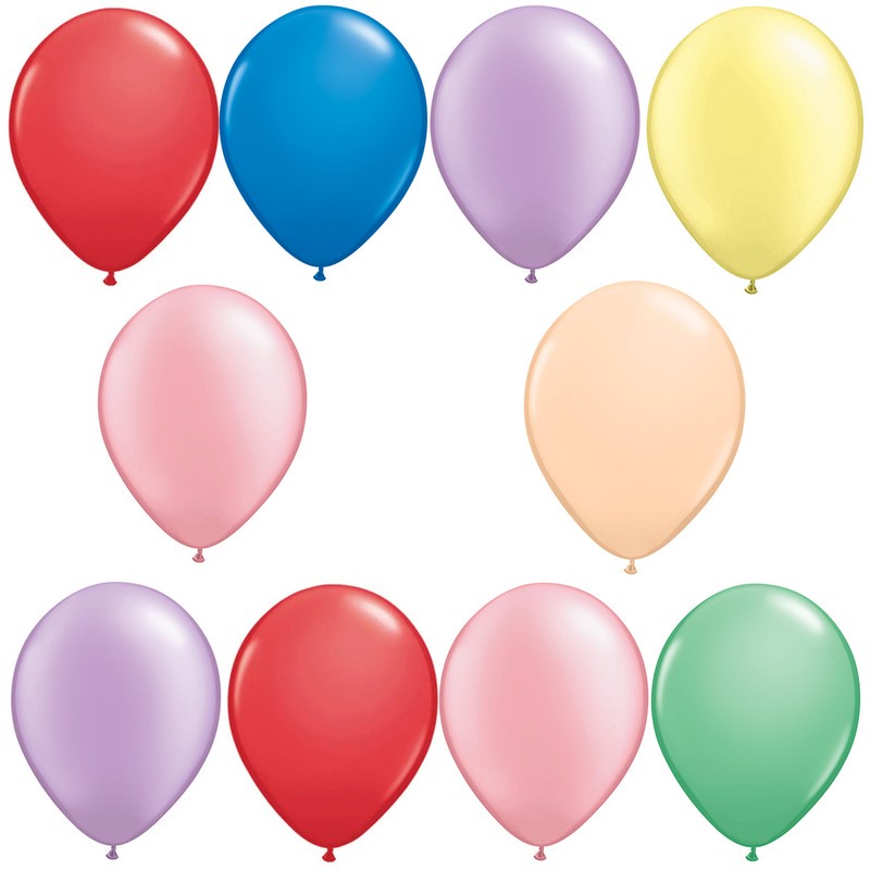 بادکنک مدل پاستیلی 6 اینچ بسته 10 عددی