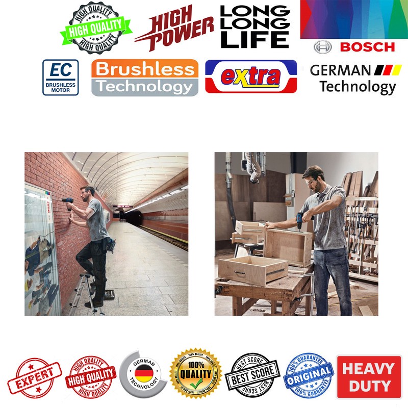 دریل پیچ گوشتی شارژی چکشی بوش مدل GSB 12 V 30 EC Motor