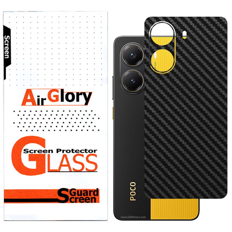 برچسب پوششی ایرگلوری طرح کربن مدل Air مناسب برای گوشی موبایل شیائومی Poco X7 Pro