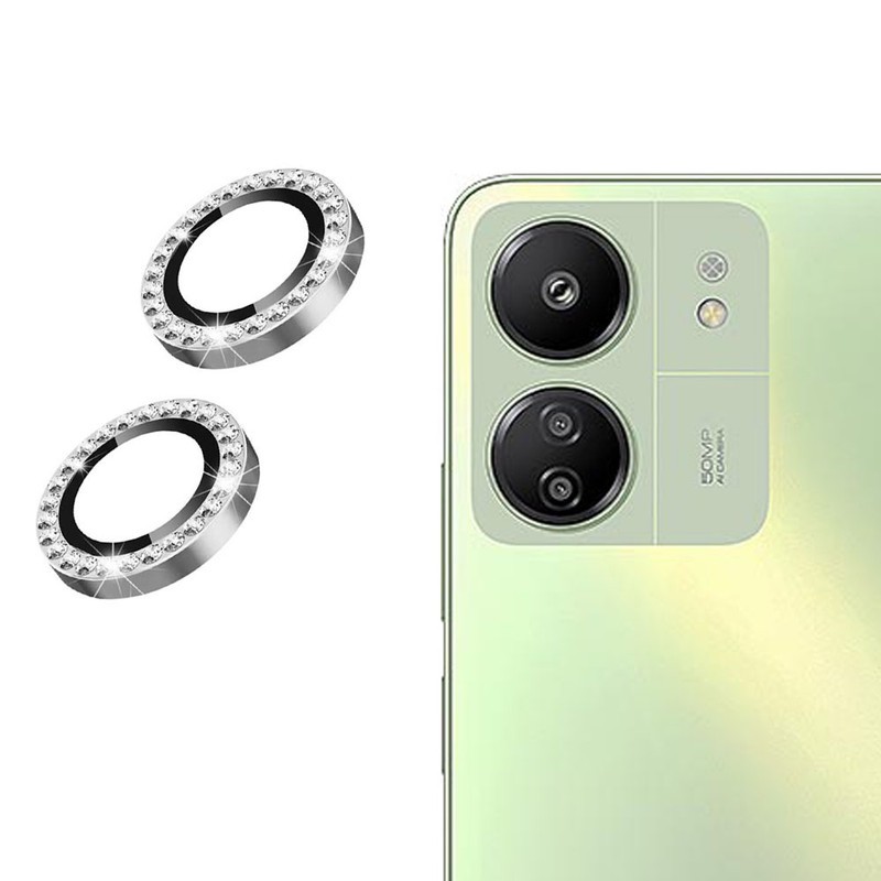 محافظ لنز دوربین ایرگلوری مدل نگین مناسب برای گوشی موبایل شیائومی Redmi 13C 4G