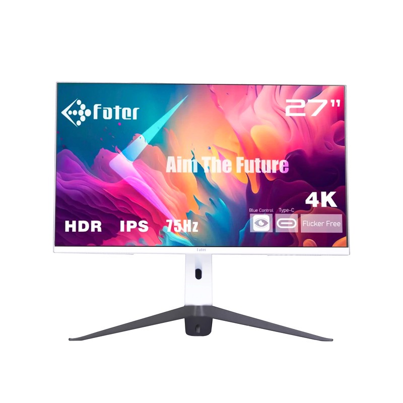 مانیتور 27 اینچ فاطر مدل F27-04KW2 با وضوح Ultra HD - 4K، پنل IPS و نرخ به روزرسانی 75 هرتز