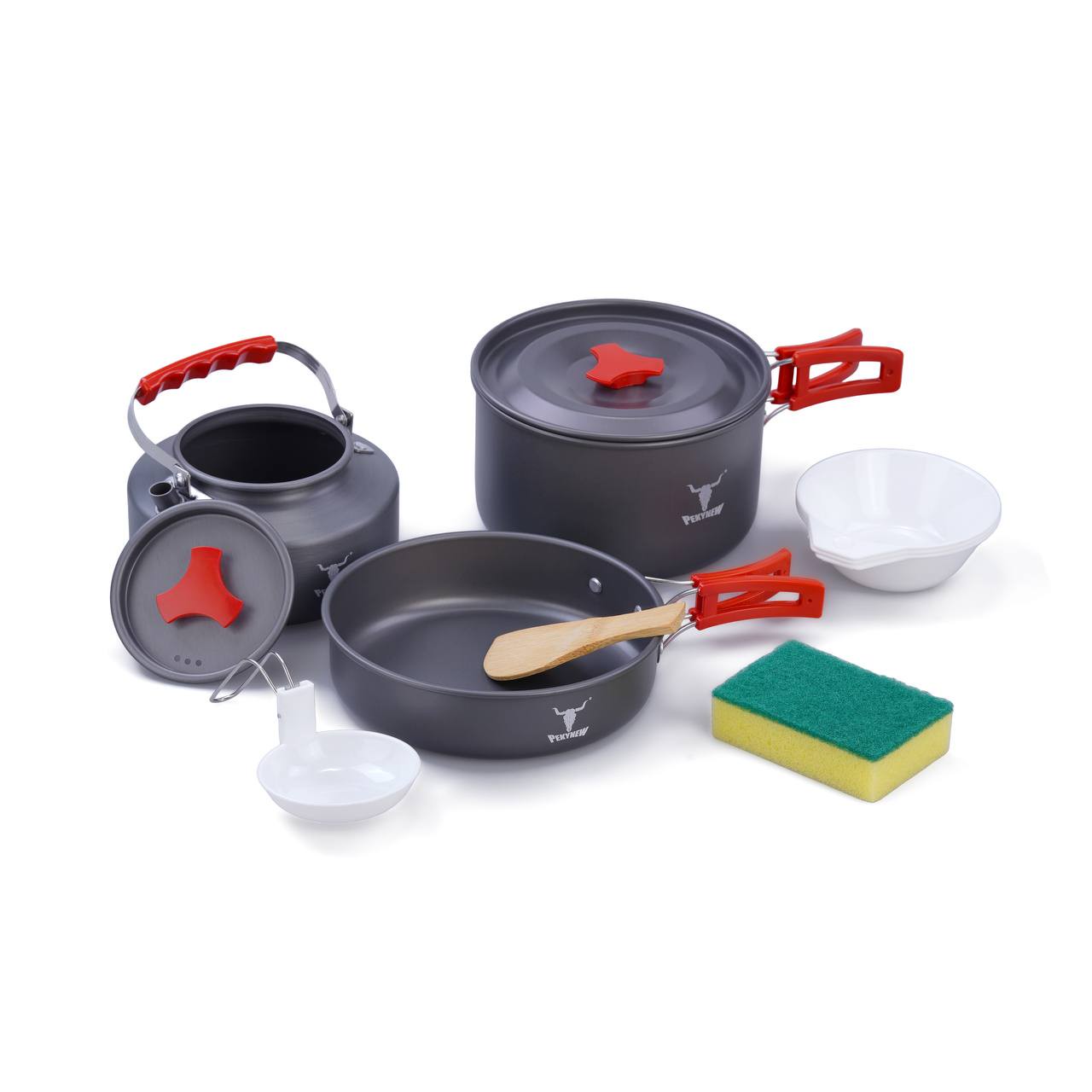 ست ظروف کوهنوردی 2 نفره کله گاوی (پکینیو) مدل Spice 2 برند Pekynewجدید