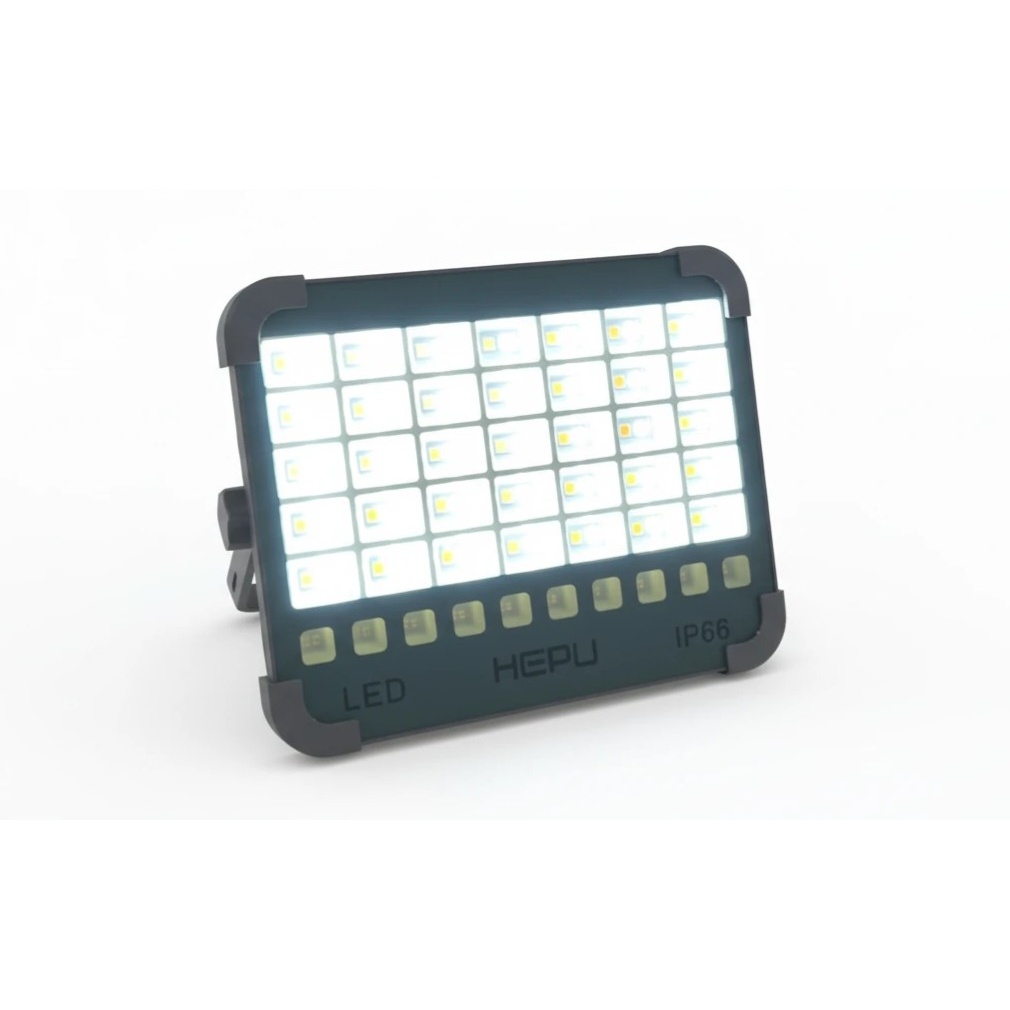 پروژکتور خورشیدی پر قدرت HEPU مدل HP-L33 با توان 150 واتی و ضد آب IP66