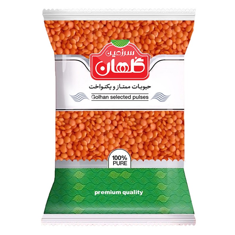 دال عدس سرزمین گلهان - 800 گرم