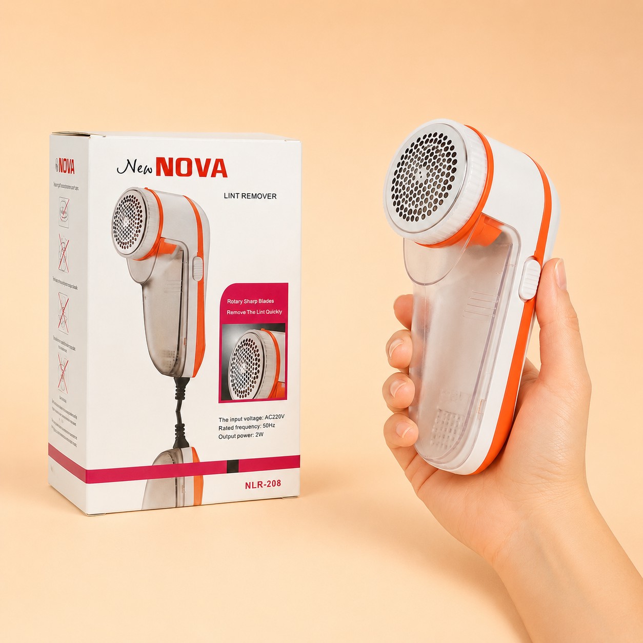 پرزگیر برقی لباس اورجینال NOVA مدل NLR-208 دستگاه پرزگیر لباس، مبل و پارچ
