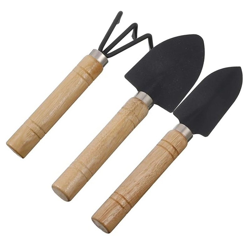 بیلچه و چنگک باغبانی مدل OXIN مجموعه 3 عددیجدید