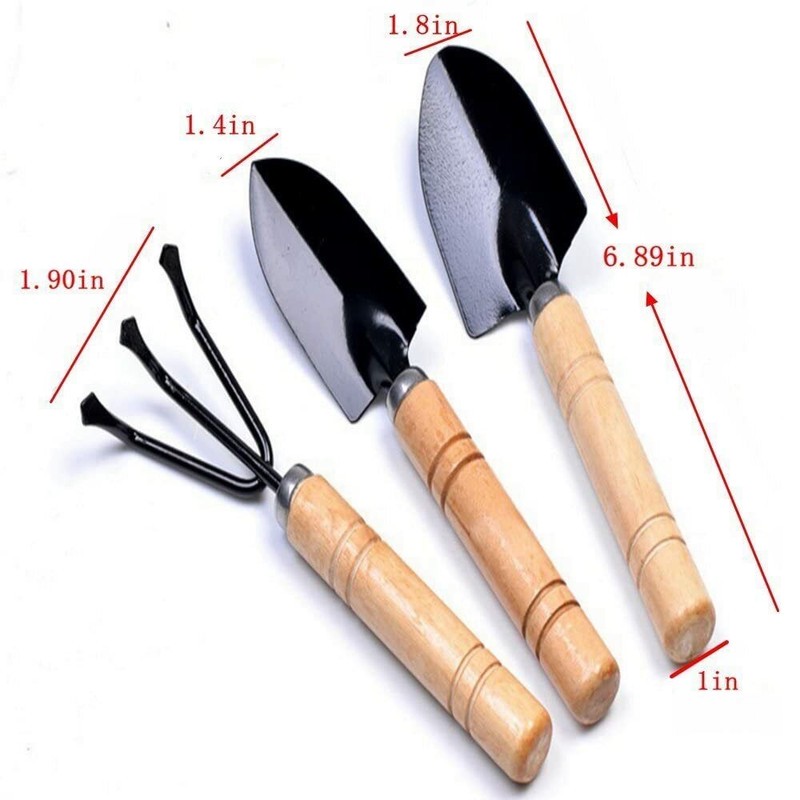 بیلچه و چنگک باغبانی مدل OXIN مجموعه 3 عددیجدید