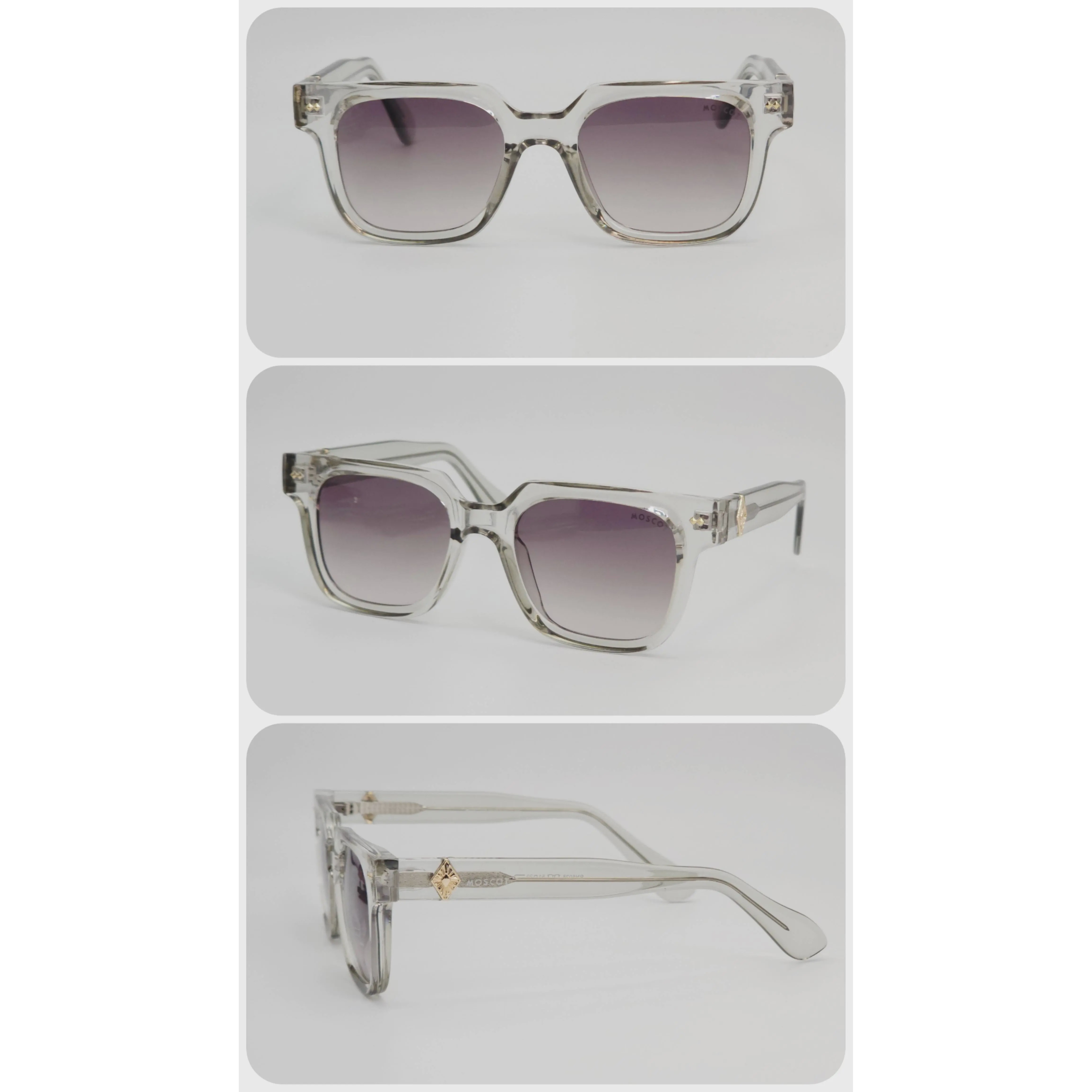عینک آفتابی زنانه موسکات Moscot RN5028 پلاریزه و ضد اشعه UV400 ایتالیایی Rianova کد 20996