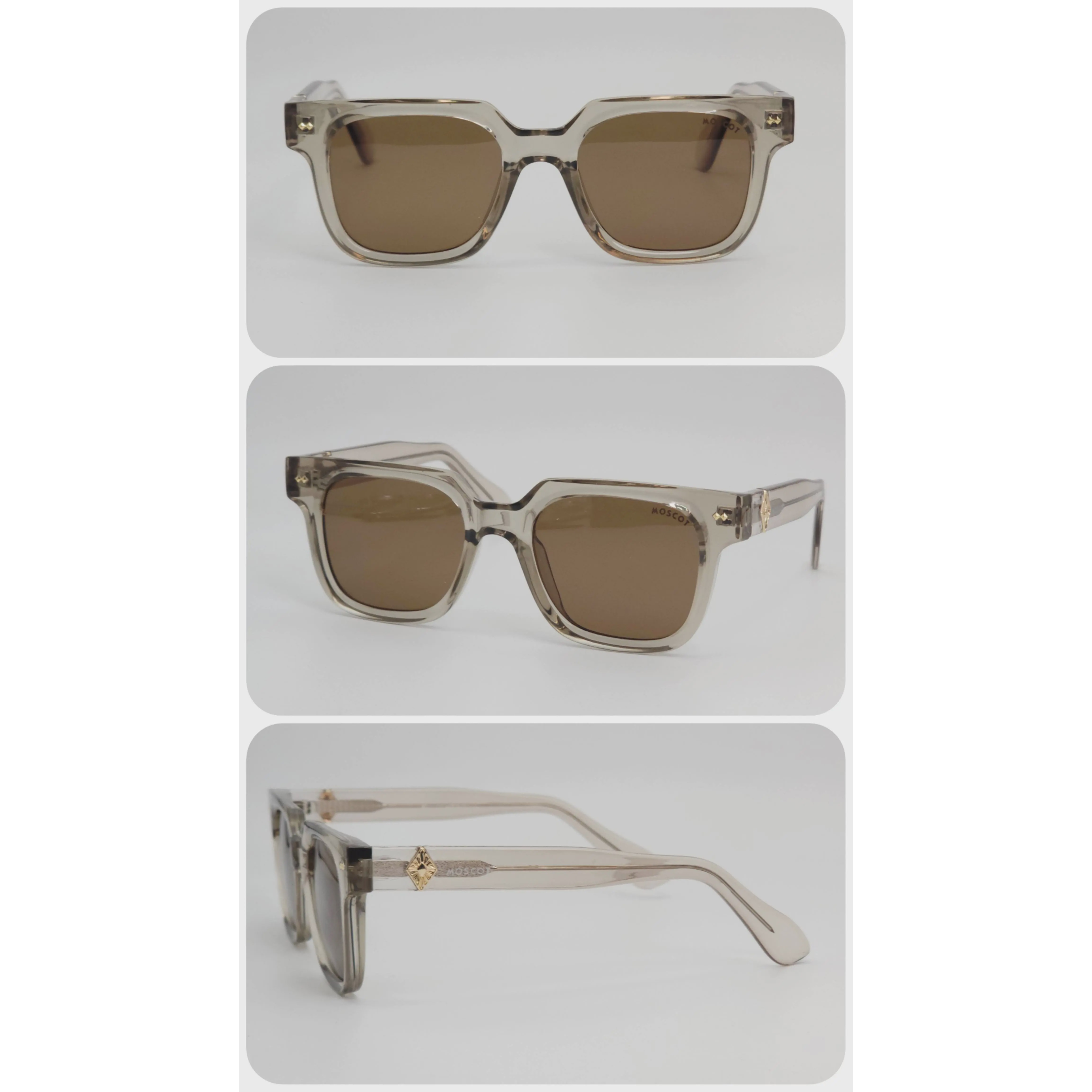 عینک آفتابی زنانه موسکات Moscot RN5028 پلاریزه و ضد اشعه UV400 ایتالیایی Rianova کد 20993