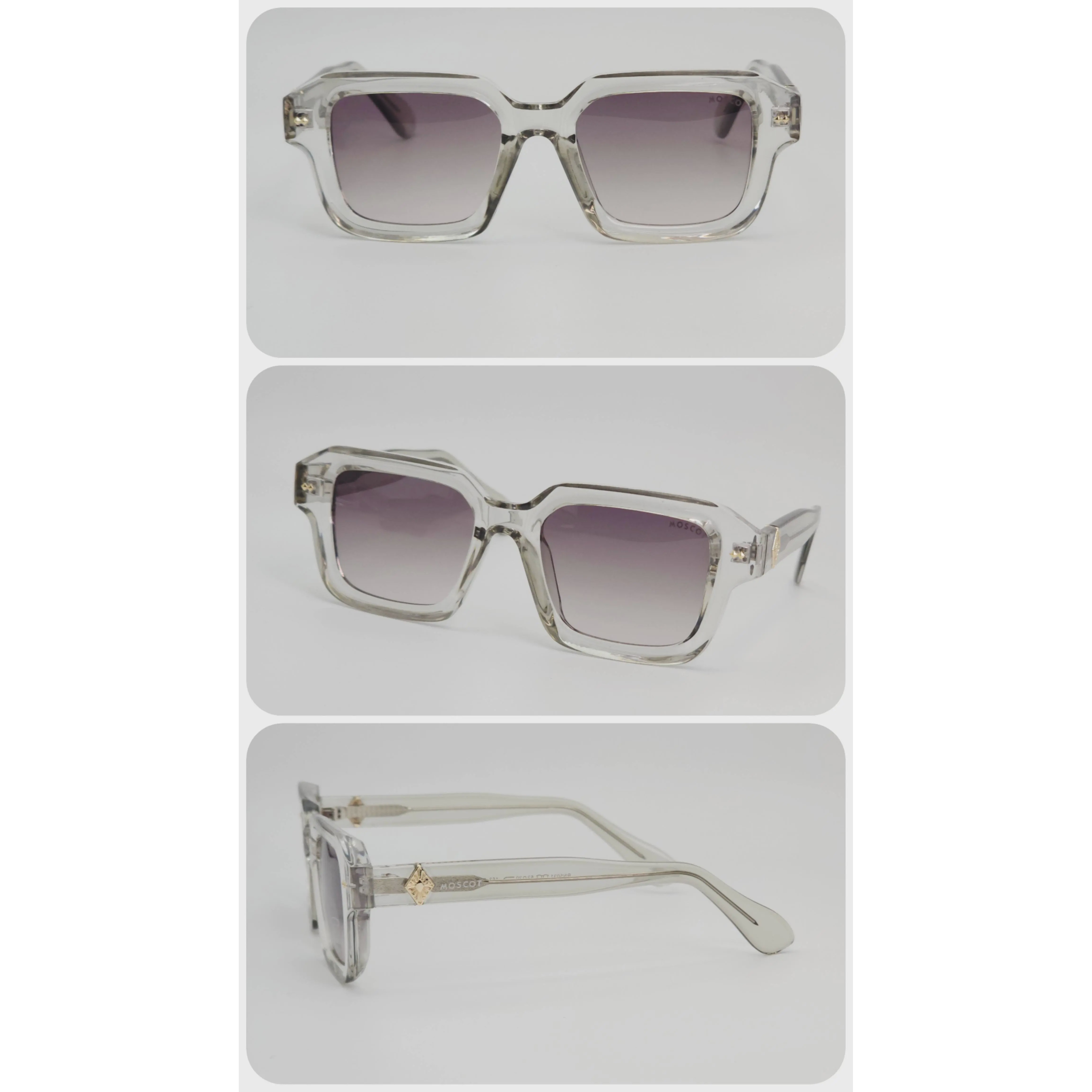 عینک آفتابی زنانه موسکات Moscot RN5031 پلاریزه و ضد اشعه UV400 ایتالیایی Rianova کد 20997