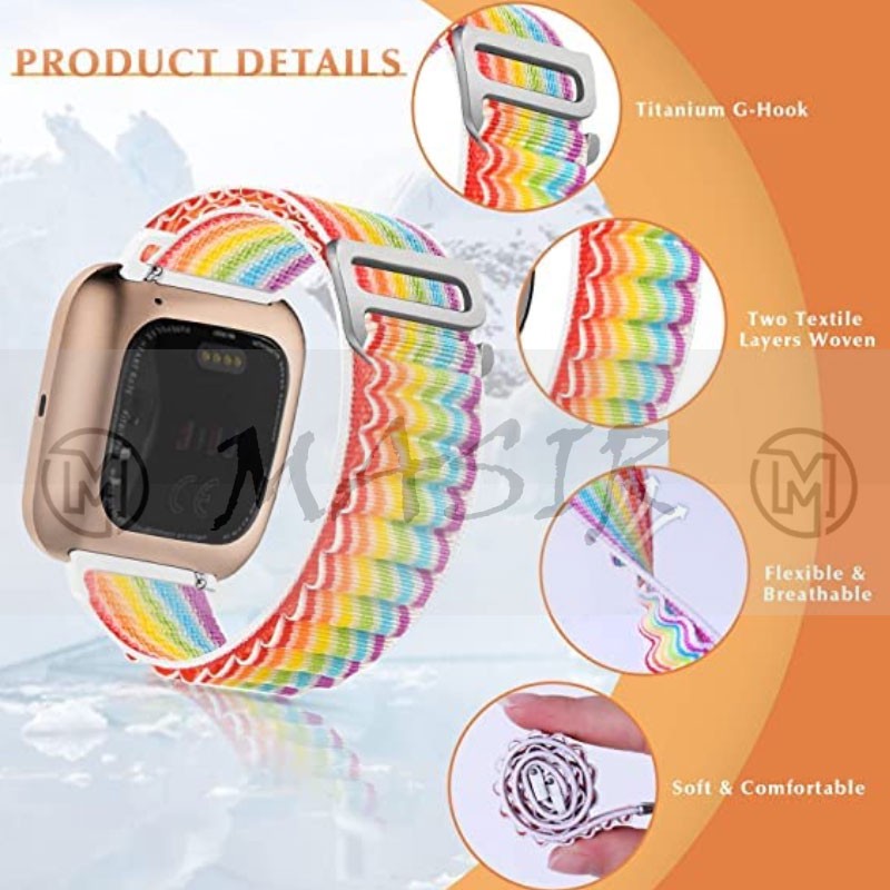 بند مسیر مدل 7Color Alpine Loop مناسب برای ساعت هوشمند سامسونگ Galaxy Watch 3 45mm