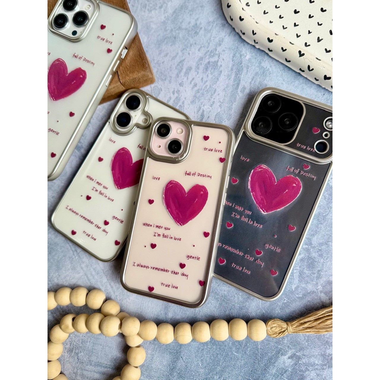 قاب کاور گارد True Love قلب قرمز آیفون15 آیفون 15 iphone15 iphone 15