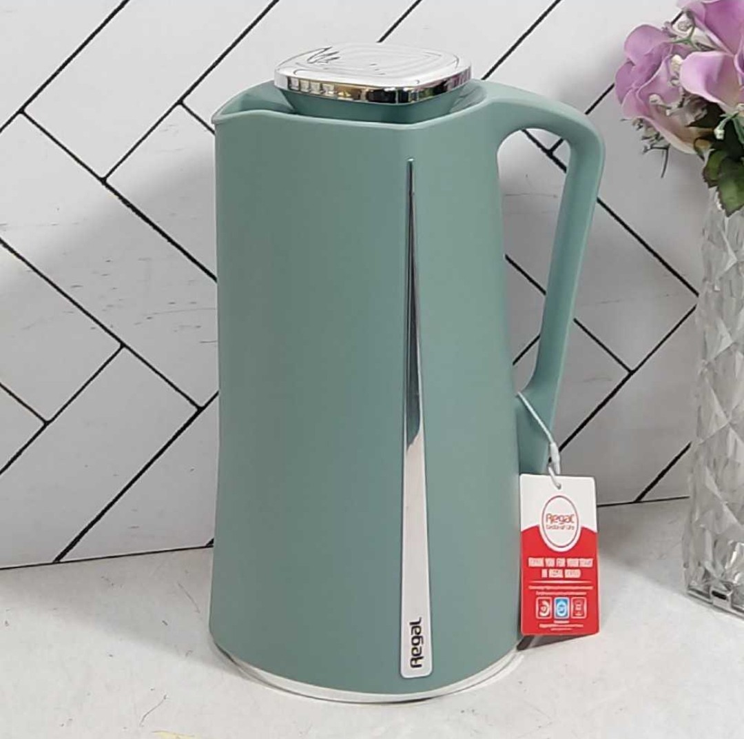 فلاسک 1 لیتری رگال مدل RGP38-10 نقره ای (پسکرایه)