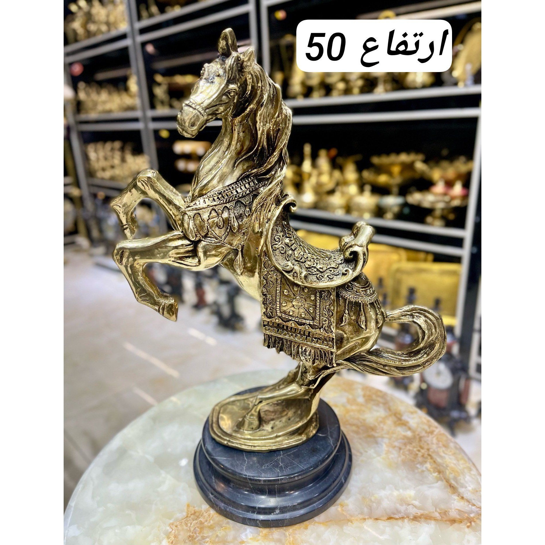 مجسمه برنزی اسب سلطان