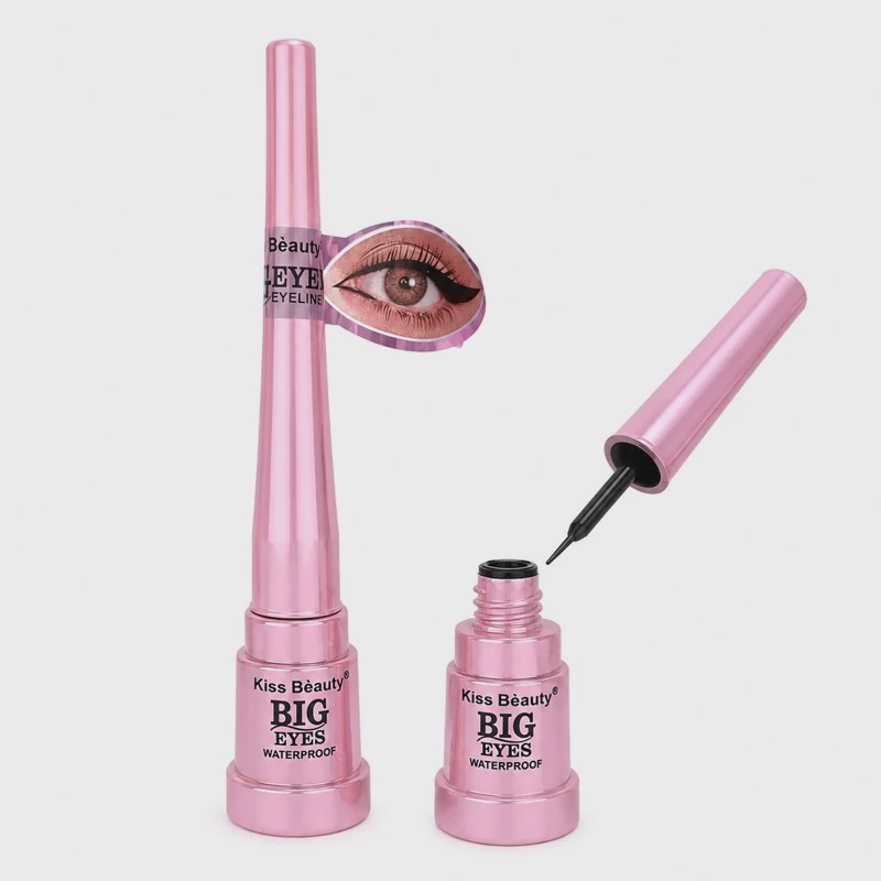 خط چشم مایع مشکی kiss beauty