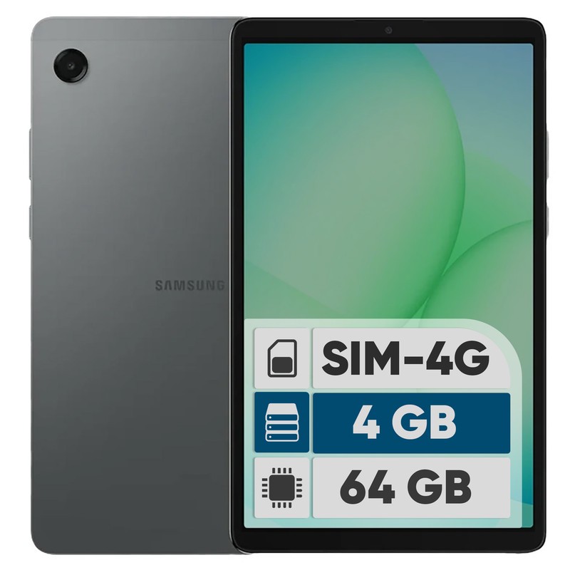تبلت 8.7 اینچی سامسونگ Galaxy Tab A11 4G مدل X135 ظرفیت 64 گیگابایت رم 4 گیگابایتجدید