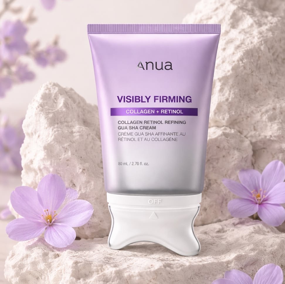 کرم گواشا کلاژن و رتینول آنوا Anua Visibly Firming Collagen Retinol Refining Gua Sha Cream 80mlاورجینال