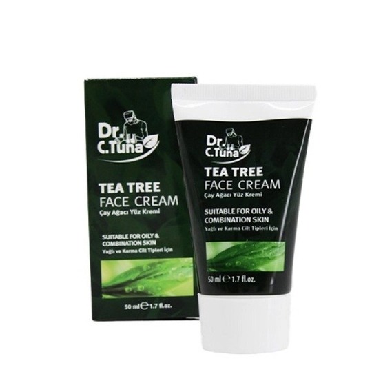 کرم مرطوب کننده دکتر سی تونا مدل Tea Tree حجم 50 میلی لیتر
