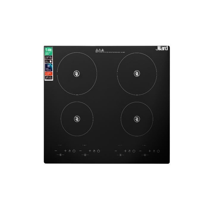 گاز برقی رومیزی 4 شعله شیشه ای EGC04