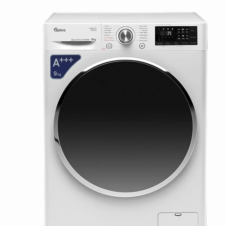 ماشین لباسشویی جی پلاس G-plus مدل GWM-R99W ظرفیت 9 کیلوگرم