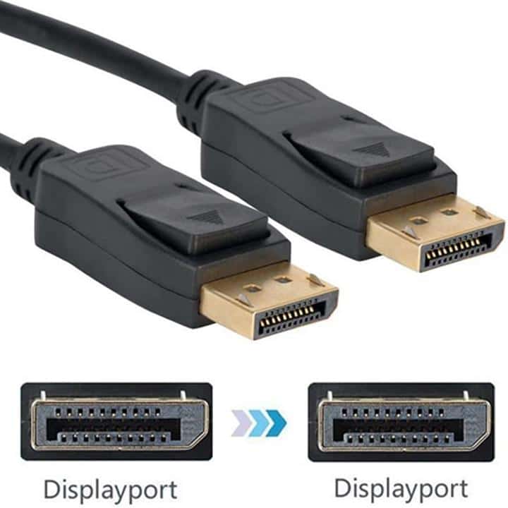 کابل دیس پلی 4K برند KINGDOM به طول 1.8 متر
