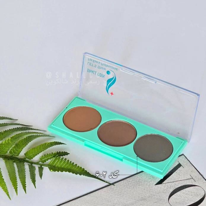پالت سایه چشم 3 عددی شال کوین در رنگ بندی مختلف
