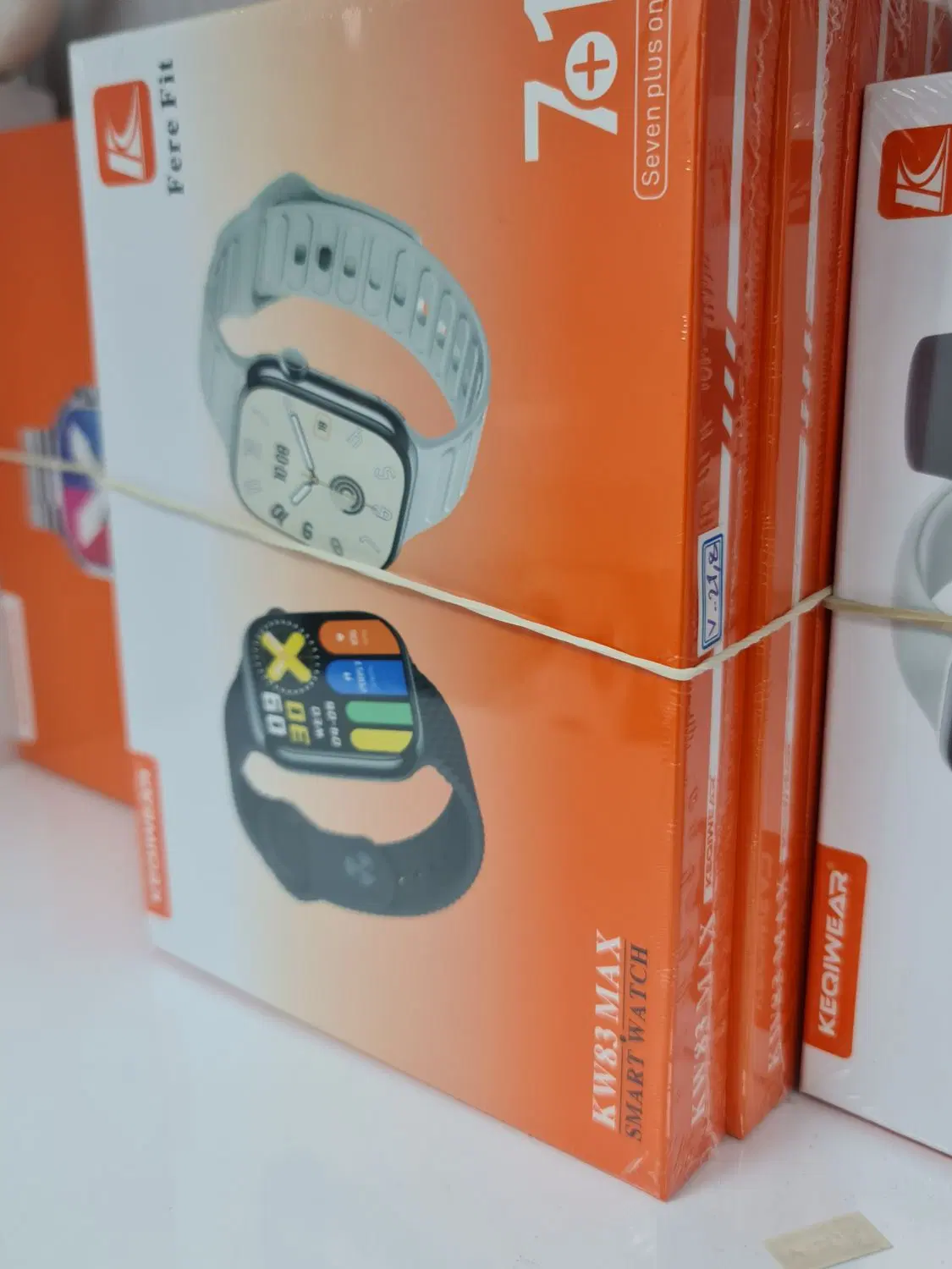 ساعت هوشمند KEQIWEAR مدل KW83 MAX با 7+1 بند