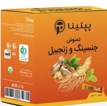 دمنوش زنجبیل و جینسینگ 30 ساشه (انرژی بخش)