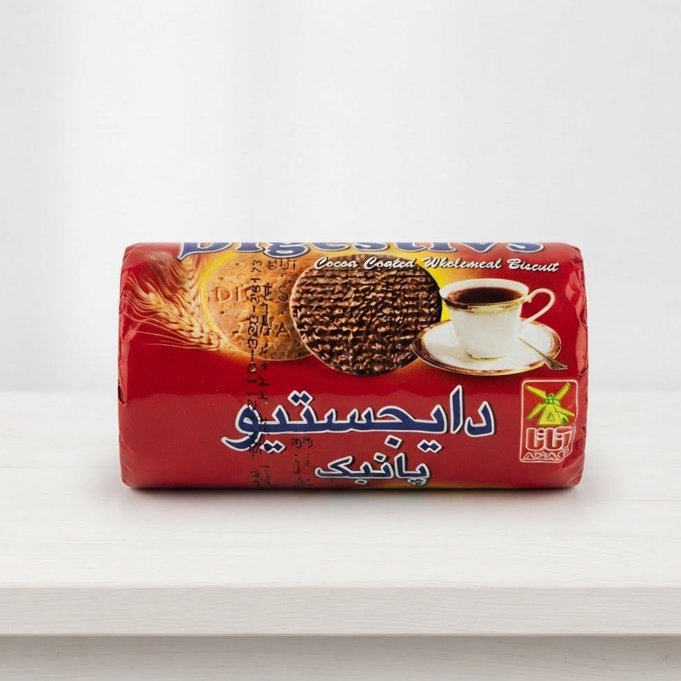 بیسکویت دایجستیو اناتا با طعم شکلاتی