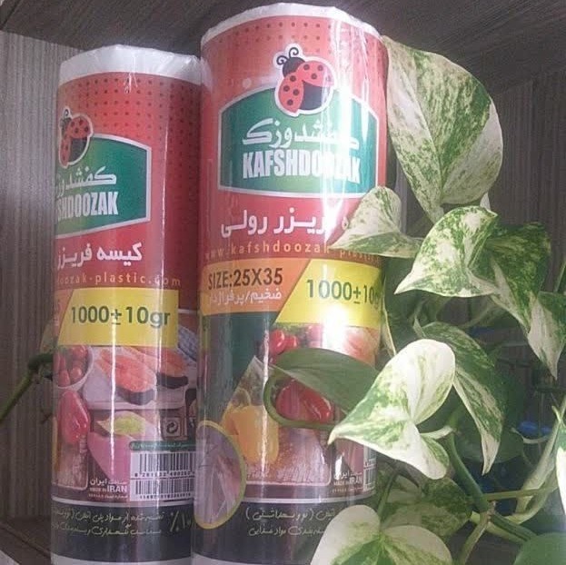 کیسه فریزر رولی کفشدوزک