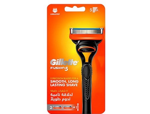 دسته ژیلت فیوژن 5 لبه نارنجی جیلیت