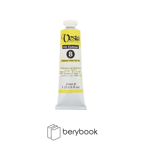vesta / وستا / رنگ روغن / 37میل / 8 / cadmium yellow pale hue