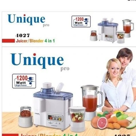 آبمیوه گیری 4 کاره یونیک پرو (Unique Pro) مدل 4027