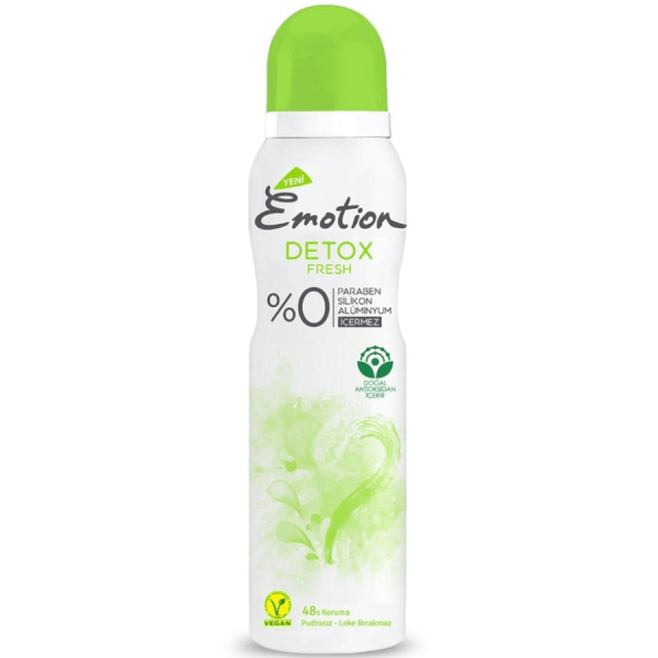 اسپری ضد تعریق زنانه ایموشن مدل Detox Fresh حجم 150 میل