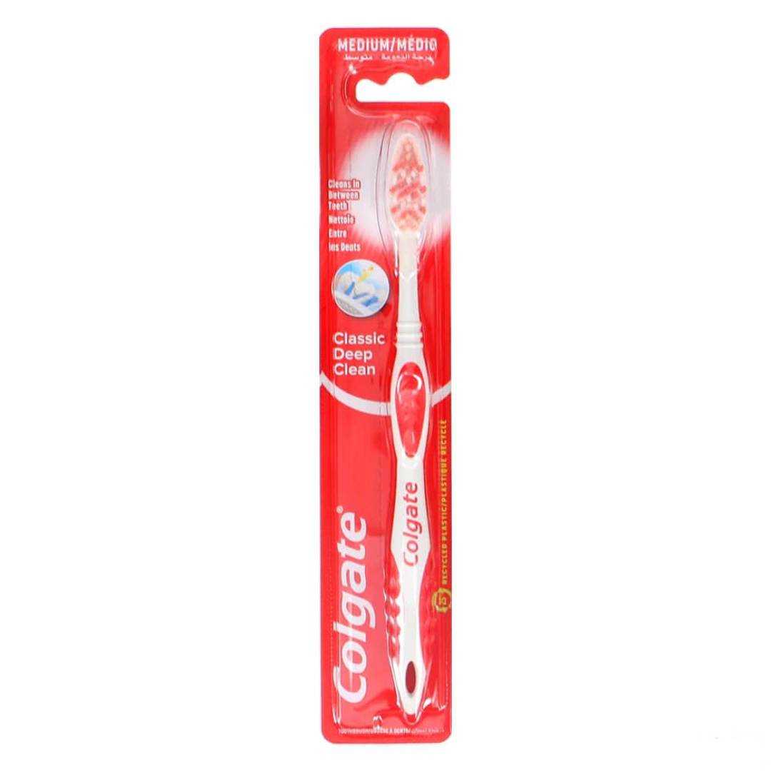 مسواک کلگیت مدل Classic Deep Clean با برس Medium متوسط