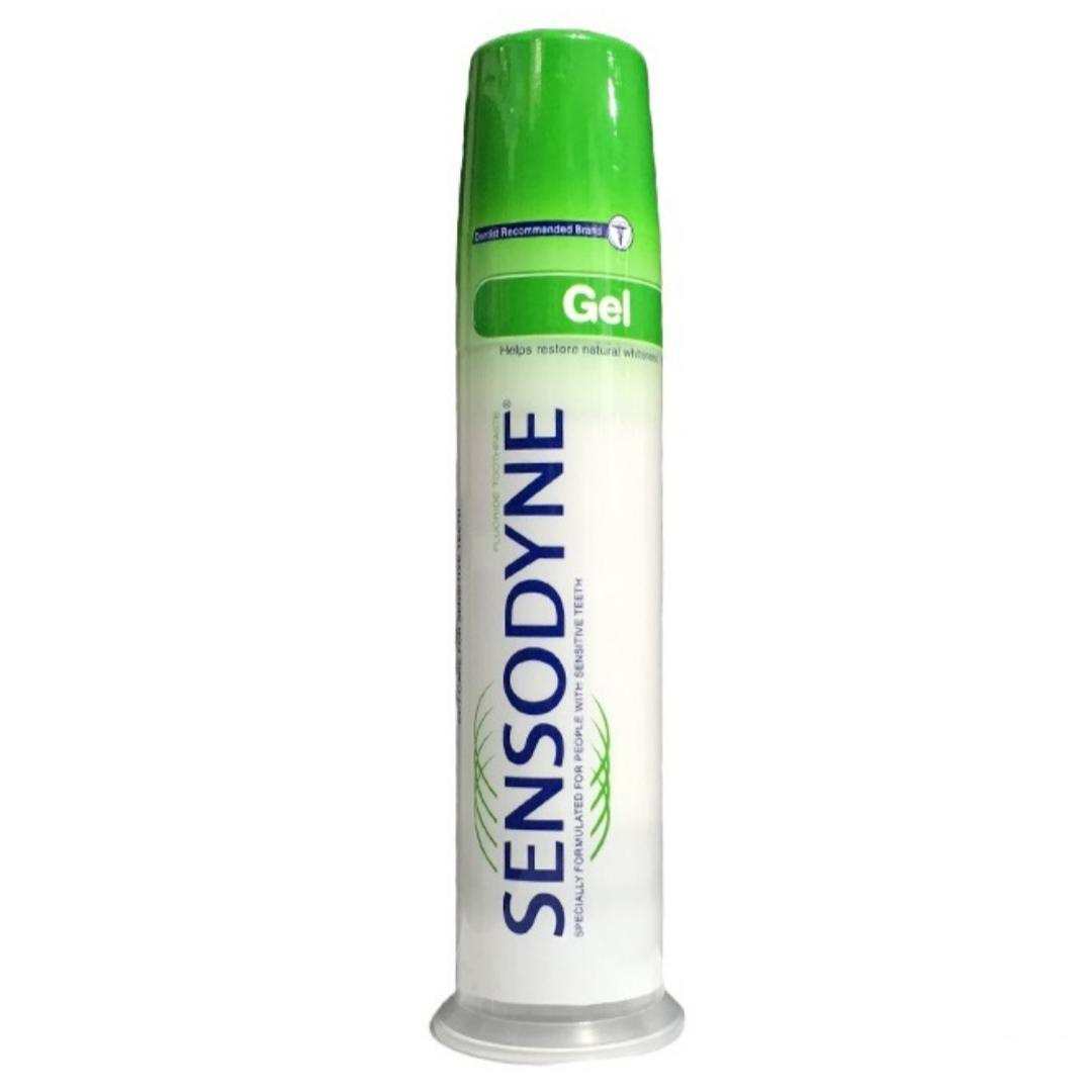 خمیر دندان پمپی سنسوداین Sensodyne Gel مخصوص دندانهای حساس حجم 100 میل
