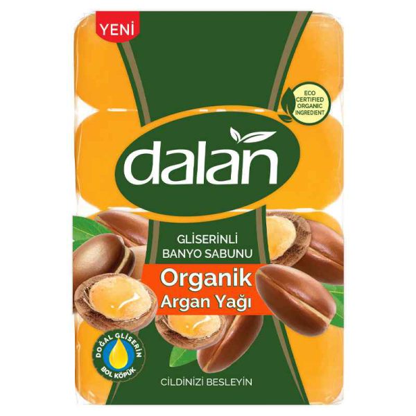صابون ارگانیک دالان حاوی روغن آرگان و گلیسیرین 4 عددی